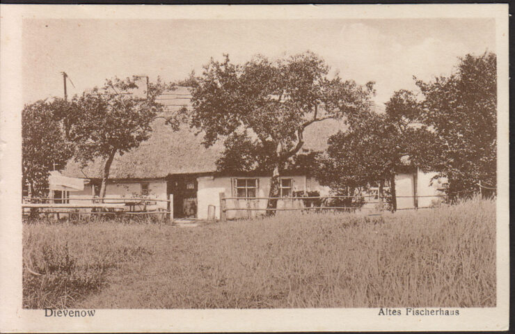 DZIWNÓW - DIEVENOW - STARY DOM RYBAKA