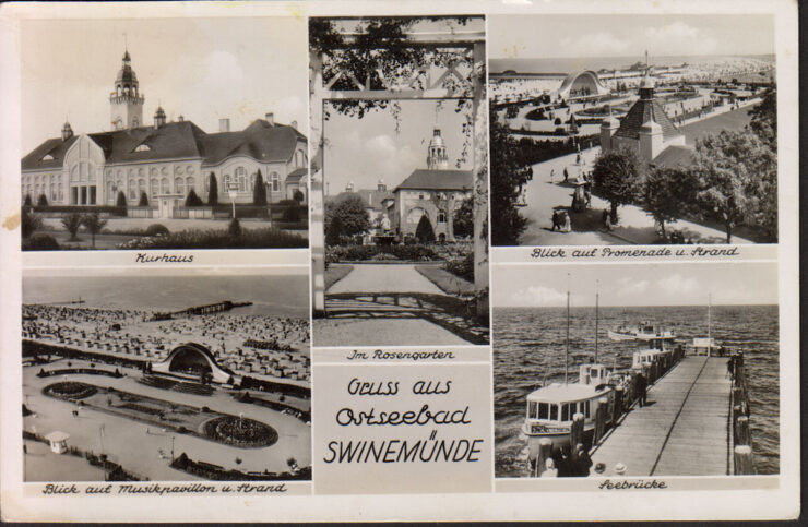 ŚWINOUJŚCIE / SWINDEMUNDE - OGRÓD RÓŻANY - DOM ZDROJOWY