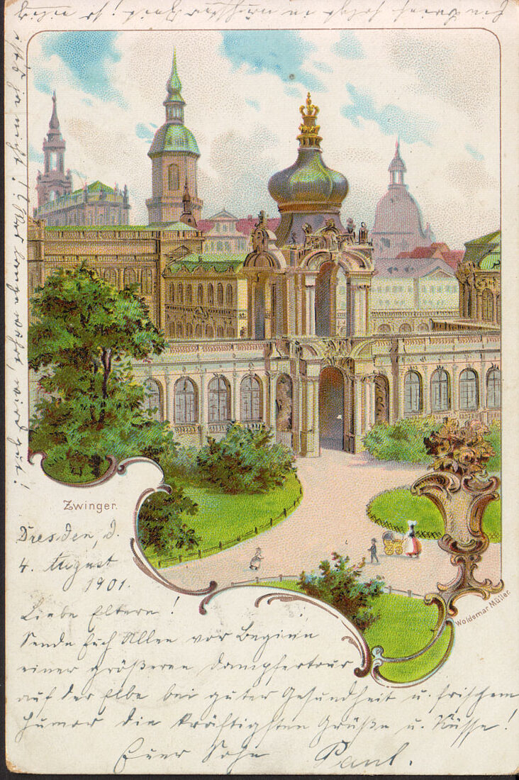 DREZNO - ZWINGER - SECESJA 1901 R.