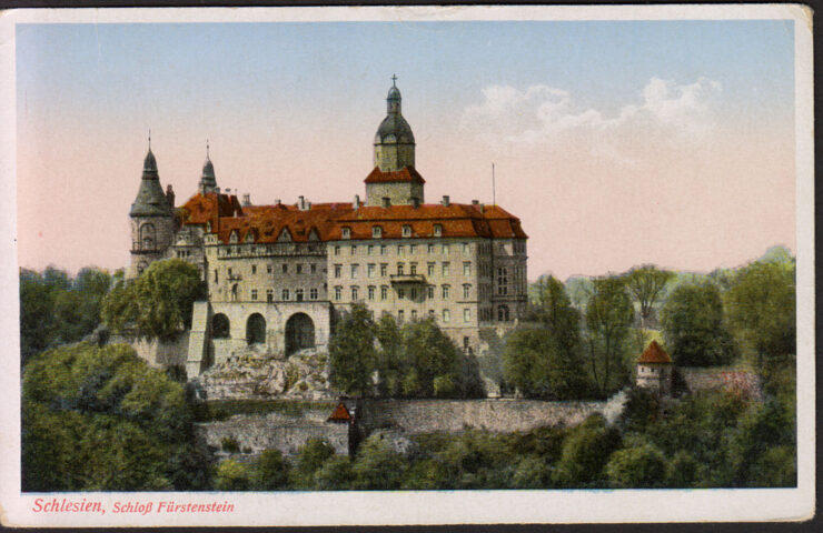 WAŁBRZYCH - ZAMEK KSIĄŻ - FURSTENSTEIN - PANORAMA