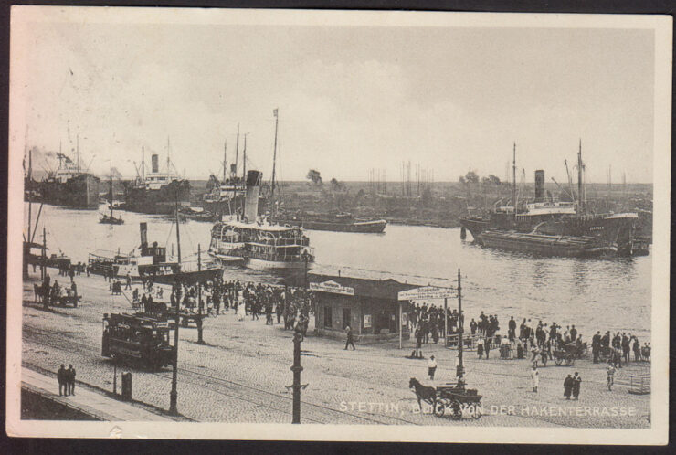 SZCZECIN / STETTIN - HAKENTERRASSE (WAŁY CHROBREGO) - Stp. ZUG - 1931 r.