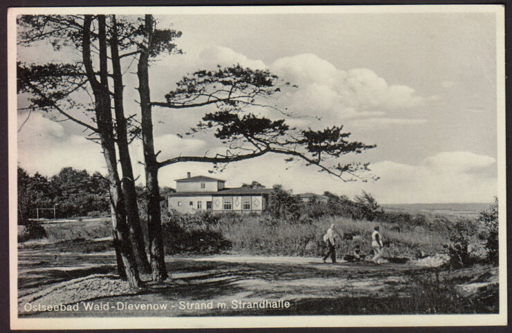 DIEVENOW (DZIWNÓW) - HALA PLAŻOWA - PLAŻA