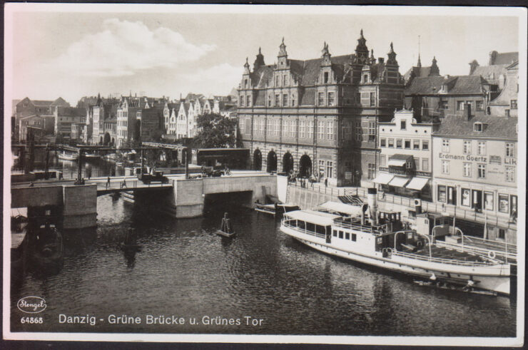 DANZIG (GDAŃSK) - GRUNE BRUCKE - MOST ZWODZONY - ZIELONY MOST