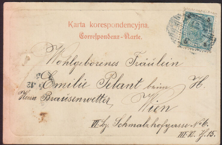 PRZEMYŚL - WYBRZEŻE FRANCISZKA JÓZEFA - KAMIENICE 1903 R.