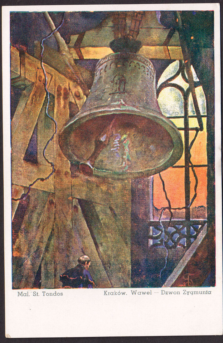 KRAKÓW - WAWEL - DZWON ZYGMUNTA - MAL. ST. TONDOS 1939