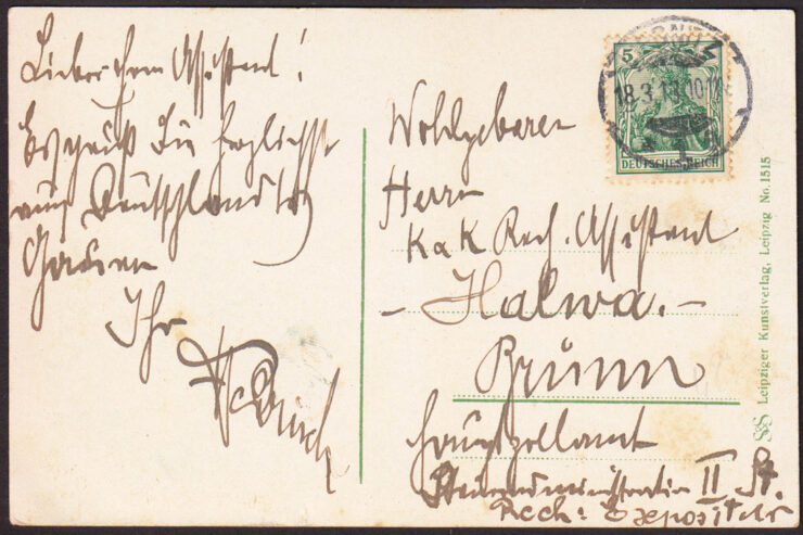 LIEGNITZ (LEGNICA) - AM SCHIESSHAUS - DOM STRZELECKI - 1913 R.