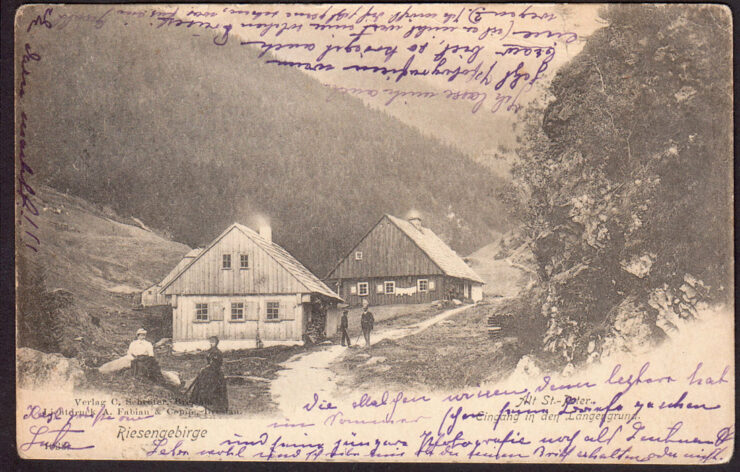 ALT ST. PETER - RIESENGEBIRGE (KARKONOSZE) - ŠPINDLERUR MLYN - CZECHY 1911 R.