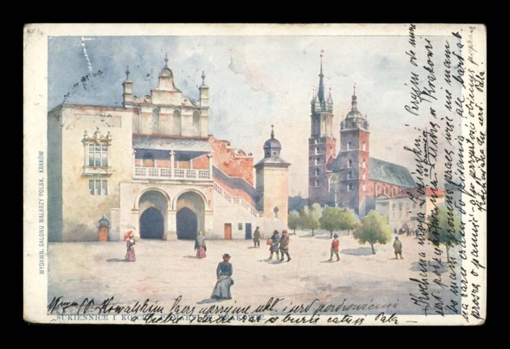 KRAKÓW - Stp. LWÓW / LEMBERG - SUKIENNICE 1903 R.