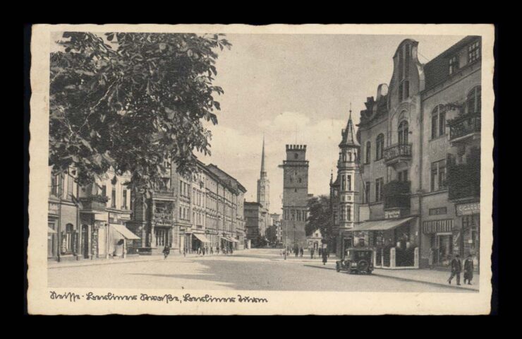 NEISSE (NYSA) - BERLINERSTRASSE - ULICA - SAMOCHÓD 1931 R.