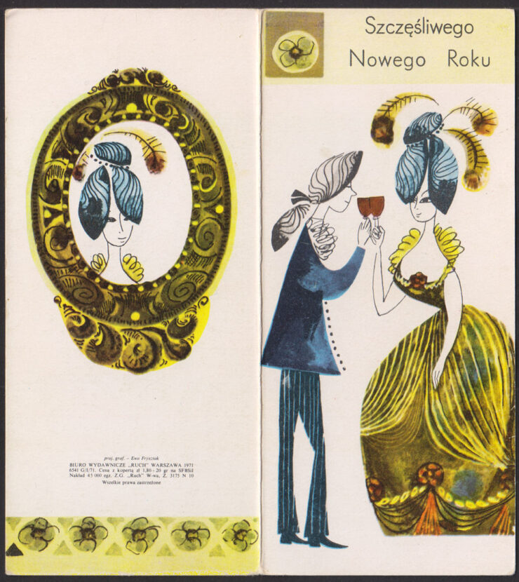 EWA FRYSZTAK - SZCZĘŚLIWEGO NOWEGO ROKU - TOAST - PAWIE PIÓRA