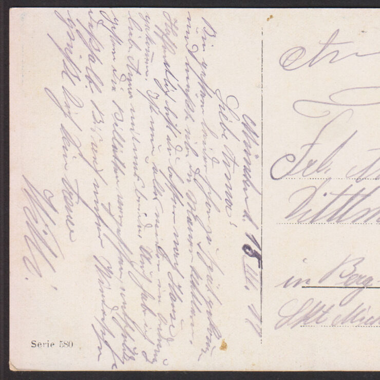 KOZICE GÓRSKIE - SYGNOWANA - ZWIERZĘTA 1917 R.