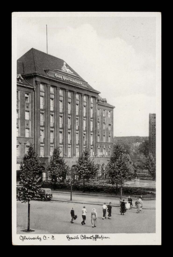 GLEIWITZ (GLIWICE) - OBERSCHLESIEN - DOM GÓRNOŚLĄSKI 1942 R.