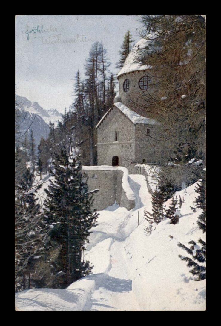 SEGANTINI MUSEUM - ST. MORITZ - KREUZBURG (KLUCZBORG) STEMPEL