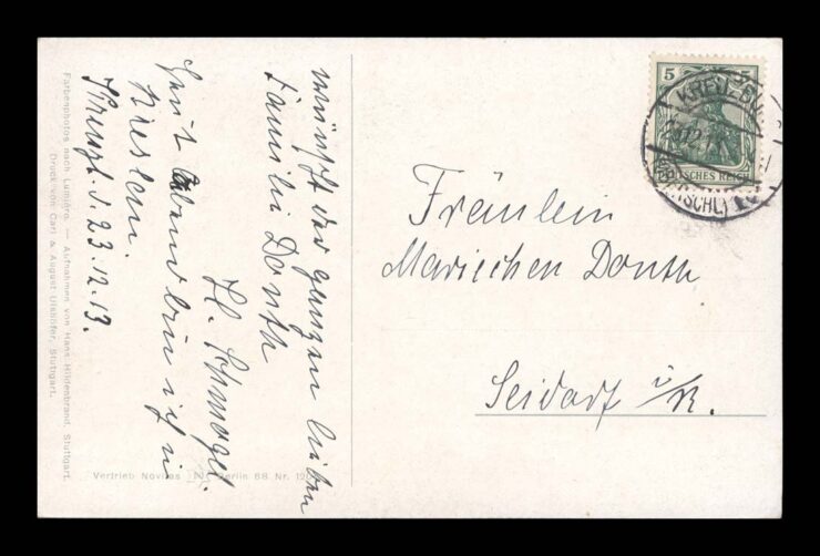 SEGANTINI MUSEUM - ST. MORITZ - KREUZBURG (KLUCZBORG) STEMPEL