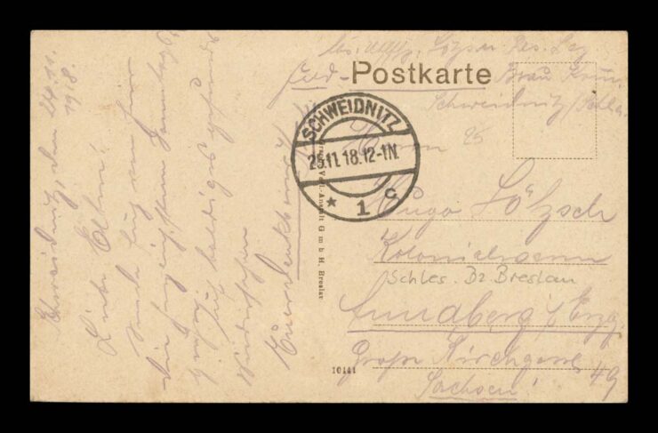 SCHWIDNITZ (ŚWIDNICA) - KATH. PLAFFKIRCHE - Feld. 1918 R.