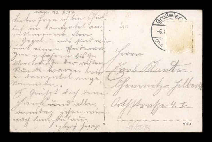 SCHWIDNITZ (ŚWIDNICA) - GONDELTEICH MIT ANLAGEN - PARK 1922 R.
