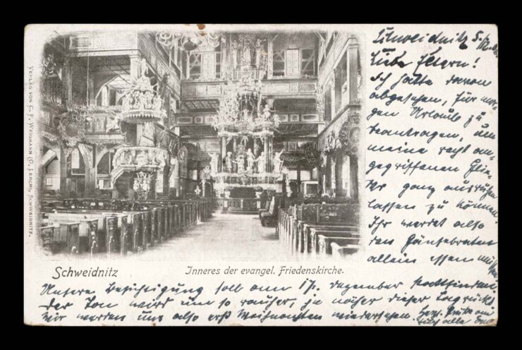 SCHWIDNITZ (ŚWIDNICA) - EVANGELISCHE FRIENDENKIRCHE 19098 R.