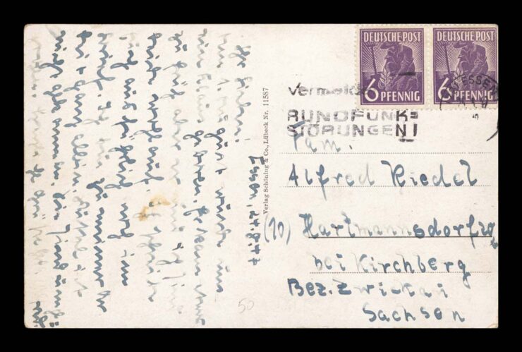 SCHWIDNITZ (ŚWIDNICA) - GRUSS - HERB 1947 R.