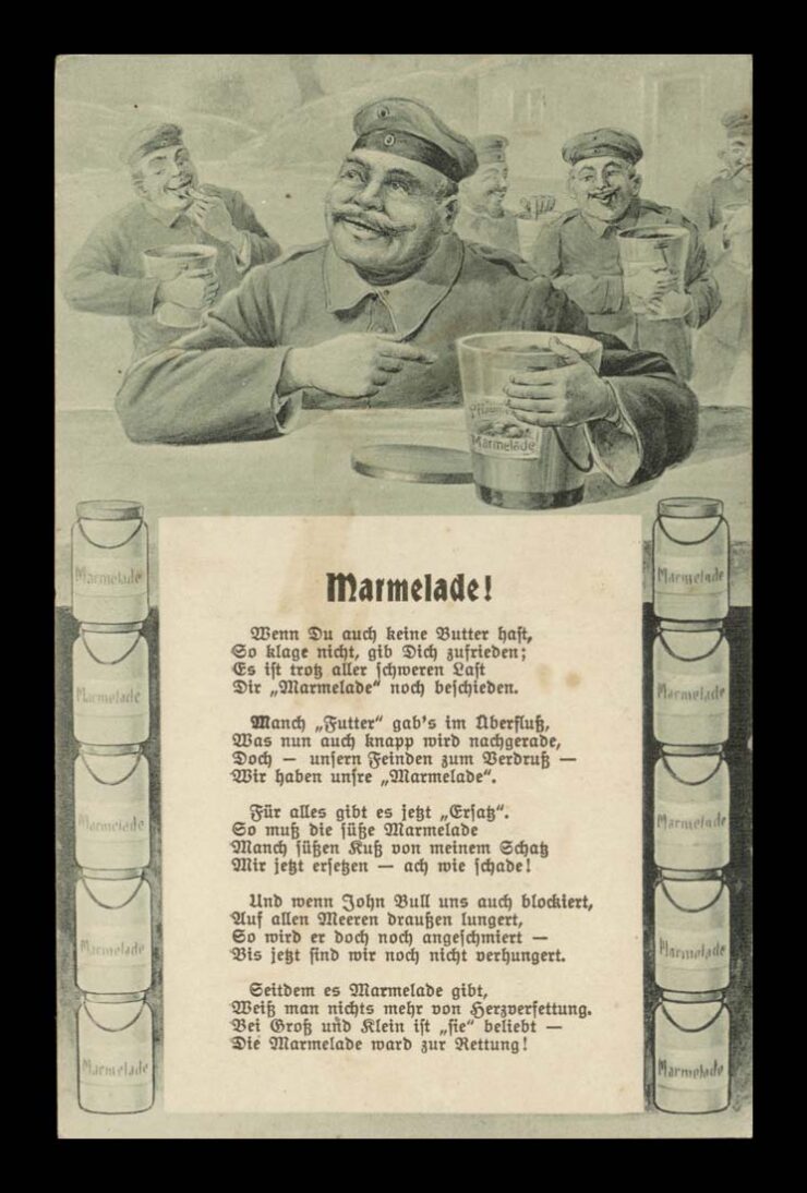 ŻOŁNIERZ, WOJSKO - MARMOLADA - WIERSZ, HUMOR - FELD. 1917