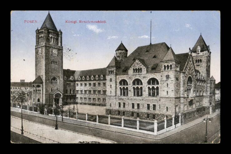POSEN (POZNAŃ) - ZAMEK CESARSKI - FELDPOST 1916
