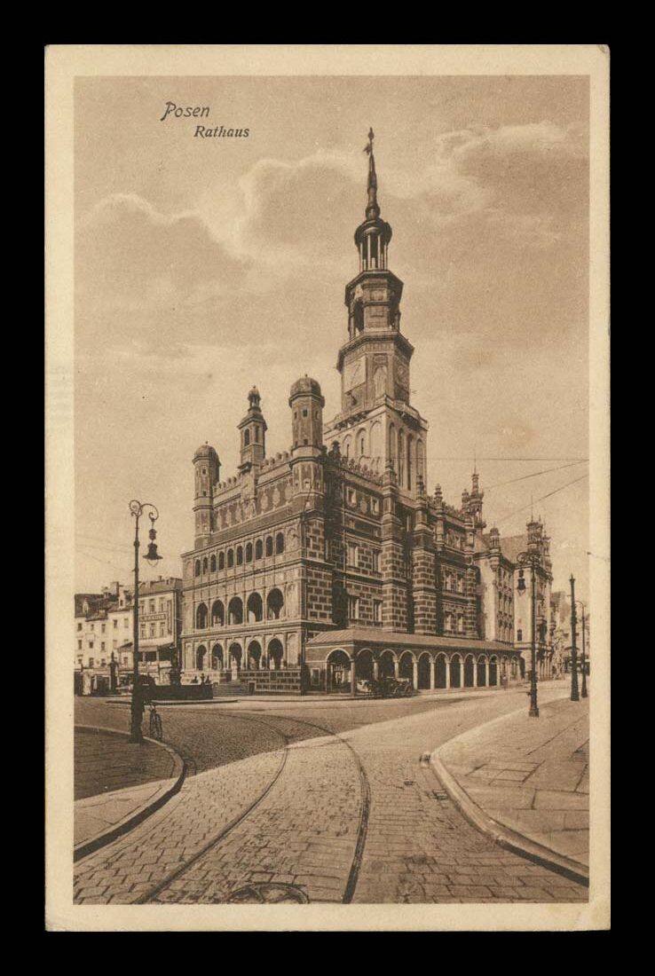 POSEN (POZNAŃ) - RATHAUS - RATUSZ, RYNEK - FELDPOST 1914