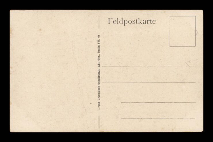 RYDZYN - RUSICH POLEN - WIATRAK, CHATA - GRAFIKA OKOPOWA, SIGN. 1915