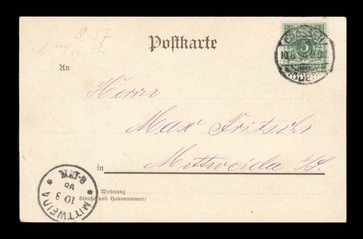 CROSSEN A. O. (KROSNO ODRZAŃSKIE) - GRUSS 1898