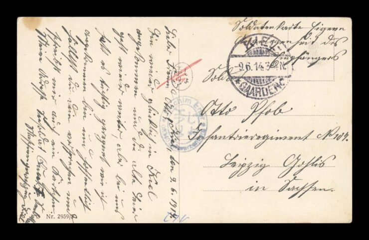 ĆWICZENIA NA DRĄŻKU, ŻOŁNIERZ PRUSY 1914