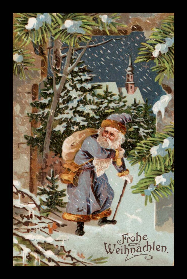 MIKOŁAJ, ZIMA, ŚNIEG,  PRAGE LITHO
