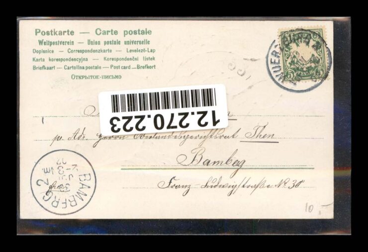 VINTIGE, PIES, SECESJA 1902