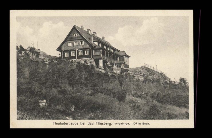 BAD FLINSBERG (ŚWIERADÓW ZDRÓJ), HEUFUDERBAUDE, 1928