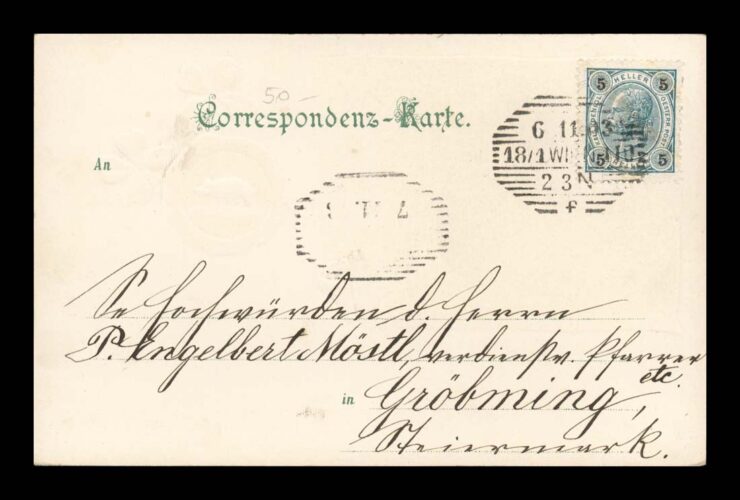 WIEN (WIEDEŃ), GRUSS, K.K. MUSEUM, PRAGE 1903