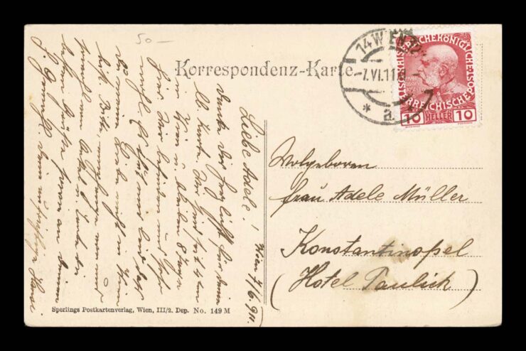 WIEN (WIEDEŃ), WIENPORTAL, KANAŁ 1911
