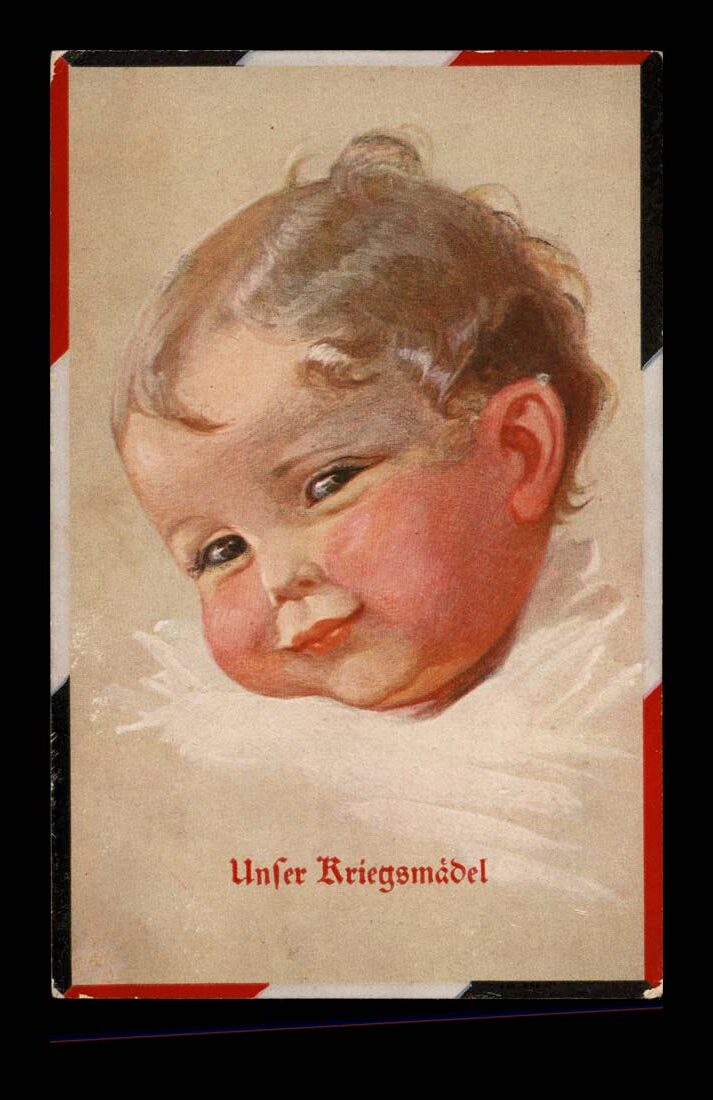 RUMIANE DZIECKO, NASZ MAŁY ŻOŁNIERZ, PROPAGANDA, CESARSTWO NIEMIECKIE 1916