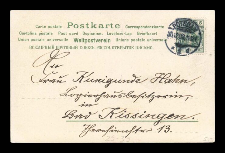 FROHLICHE WEIHNACHTEN, CHOINKI  1908
