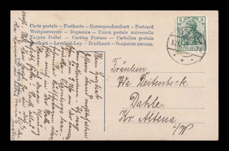 VINTIGE FOTO POCZTÓWKA, DZIEWCZYNKA Z CHOINKĄ, ŚNIEG 1911