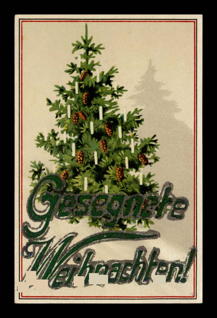 WIHNACHTEN (BOŻE NARODZENIE), CHOINKA 1916