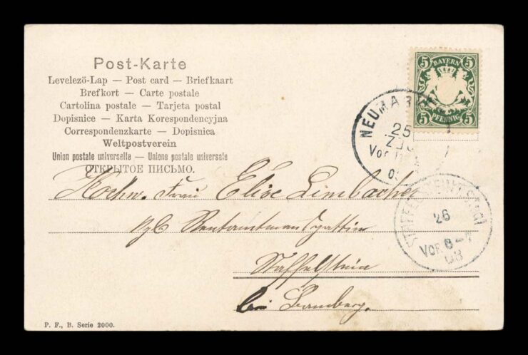 WEIHNACHTEN (BOŻE NARODZENIE), ZIMOWA SCENA, SANKI, VINTIGE 1903