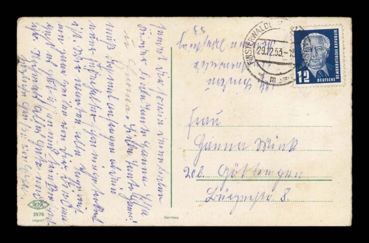 NEUJAHR, KOMINIARZ I ŚWINKA, ZIMA 1953